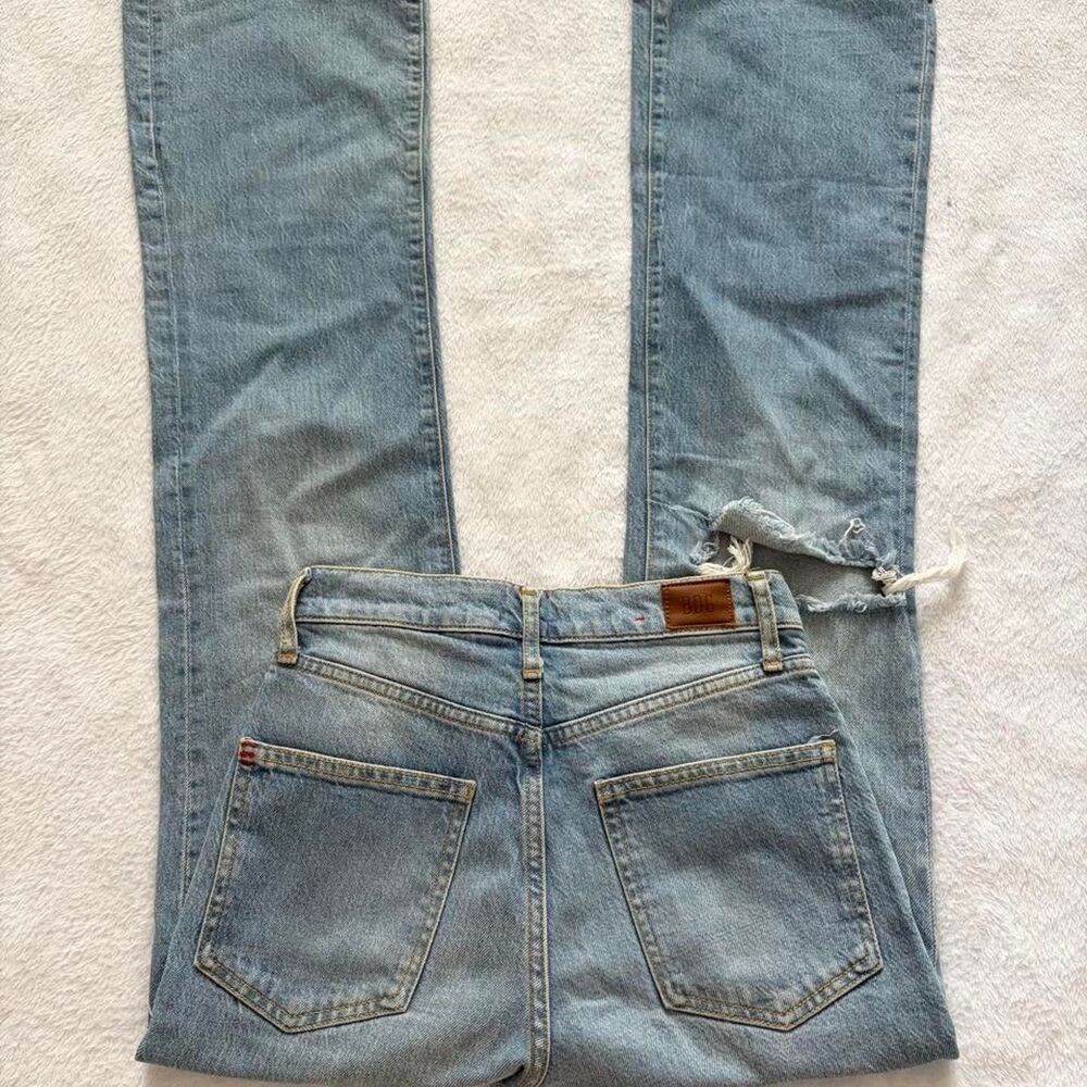 Urban Outfitters BDG High Rise Flare Jeans Women's 25 Bootcut Distressed Denim